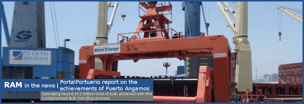 rotating spreader becomes the top choice for Portuario's bulk handling