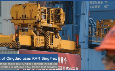 Qingdao’s automated container terminal use Tandem headblock