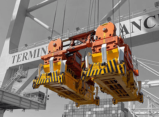 more productivity with a tandem container handling system