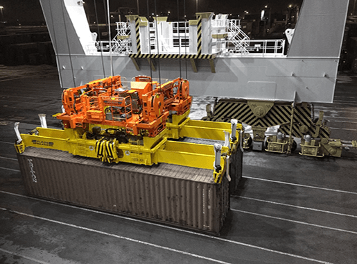 Move more containers with container handling system