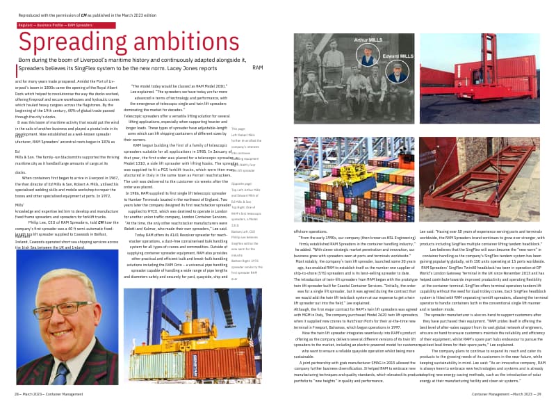 Spreading Ambitions by Container Management
